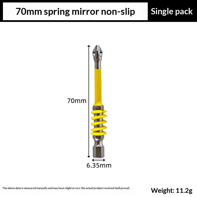 Magnetic Anti Slip High Hardness Screwdriver Bit Set With Multiple Sizes And Storage Case Perfect For Home Repair Woodworking