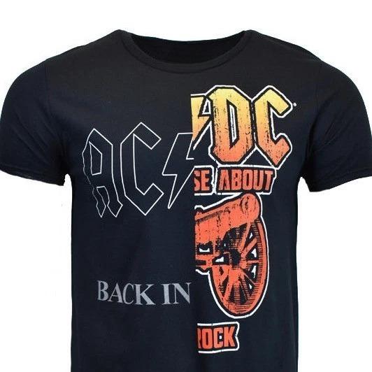 New ACDC Mens T Shirt S-4XL Rock Tour Band Metal Hard Vintage Music BLACK NEW High-end Luxury Is for Both Men and Women Top Y2k