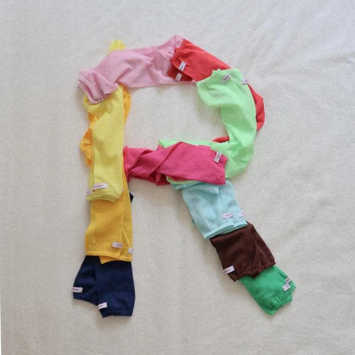 [2pack] COLORING LONG SOCKS - Coloring Layered Summer Socks 2-Pair Set