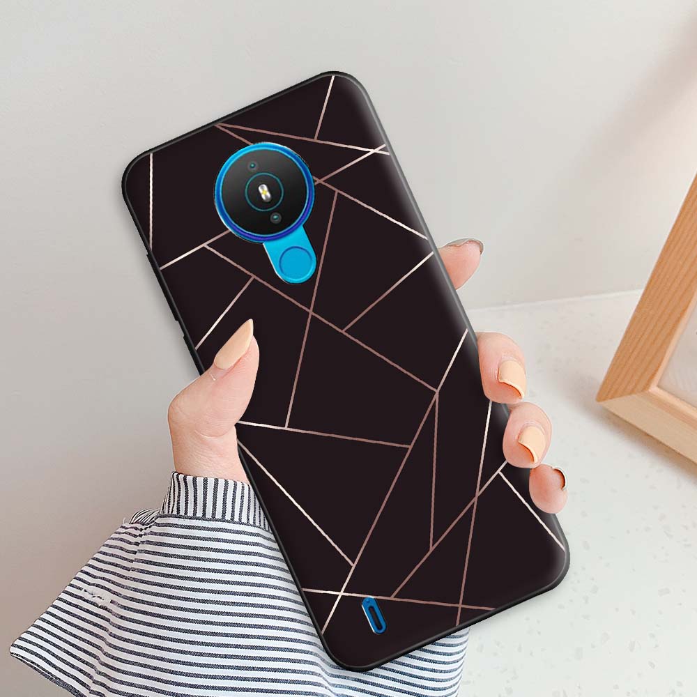 For Nokia 1.4 Case Nokia 3.4 Fashion Marble Cases For Nokia 7.2 Nokia 5.4 Nokia 6.2 Protective Silicone Back Cover Shell Bumper