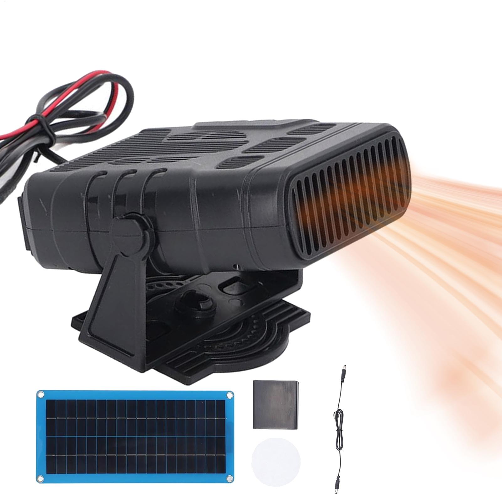 Solar Panel Heater 30W Winter Poultry Warmer Coop Heater Portable Car Heater Solar Power Kit for Coop Pet House Outdoor