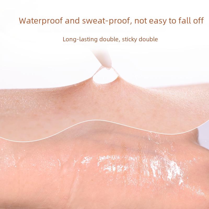 AKF Invisible Double Eyelid Stickers for Women with Natural Shaping, Ideal for Swollen Eyelids, in a Mirror Box.