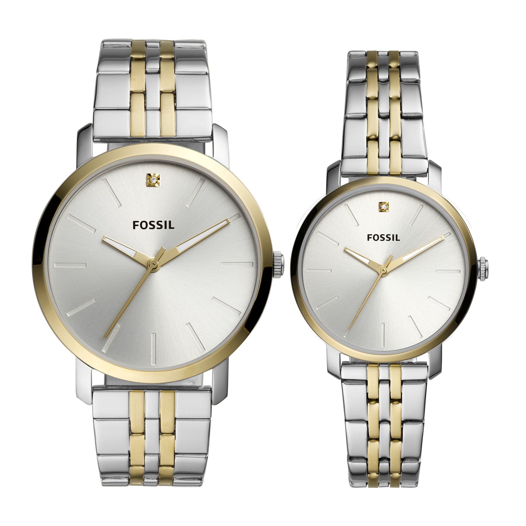 

Мужские часы Fossil Lux Luther с тремя стрелками из нержавеющей стали