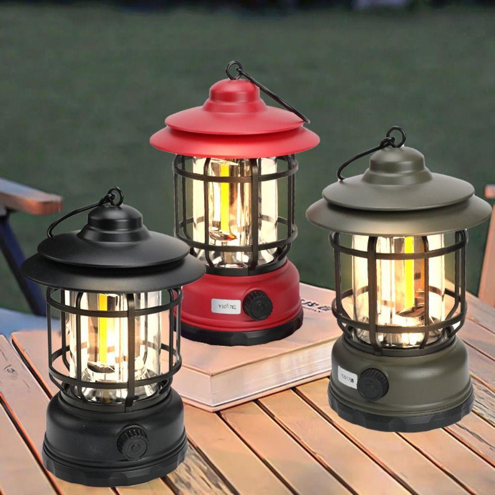 Rechargeable Camping Light Wear-resistant Fishing Lamp Table Lamp Atmosphere Light  Garden Lighting
