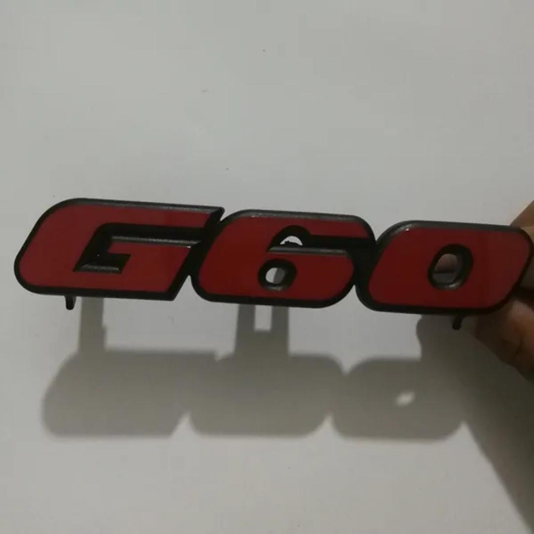 

Значок эмблемы автомобиля Auto G60 красный