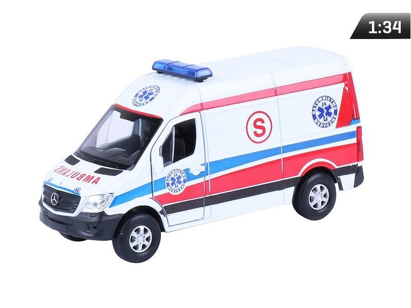 Model 1:34, Mercedes-Benz SprinterAMBULANS, bílá (A884MBSAMB)