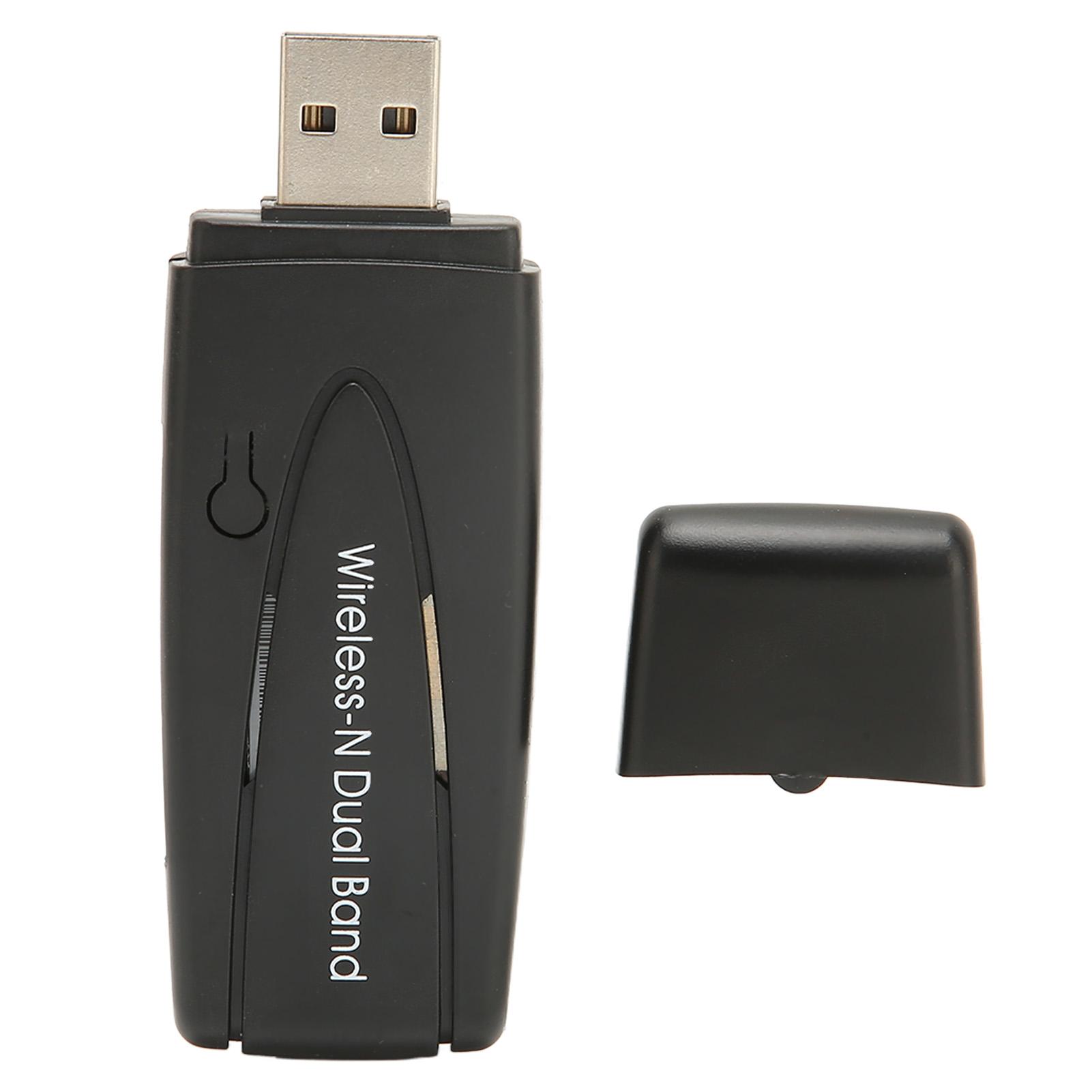 

WiFi Adapter Dual Band Dual Antenna 2.4Hz 5GHz 600Mbps USB Wireless Network Adapter for Windows XP