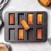 1Pc 8 Mold Baking Tray Mini Loaf Pans Toast Muffing Non Stick Pan Oven Baking Molder Cupcake Mold Baking Tools For Home Use