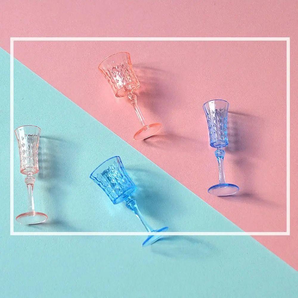 Champagne Glass Dollhouse Water Cup 1/6 Scale Doll Kitchenware Toy  Playing House