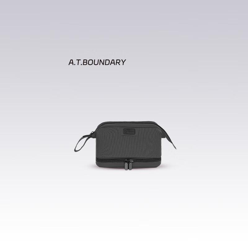 A.T.BOUNDARY Eco-Friendly Double-Layer Travel Toiletry Bag
