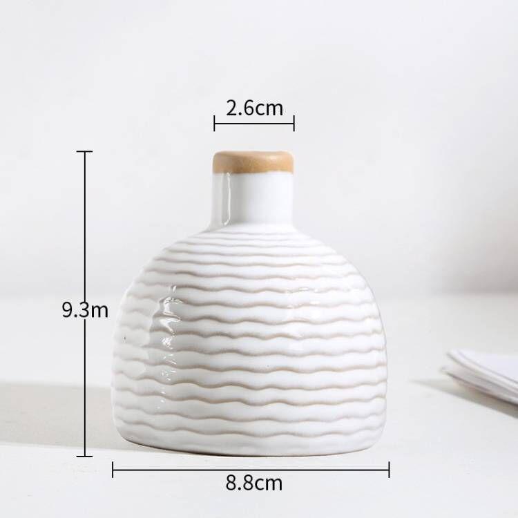 European Ceramic Mini Vase & Incense Burner - Creative Craft Ornament for TV or Wine Cabinet Decor