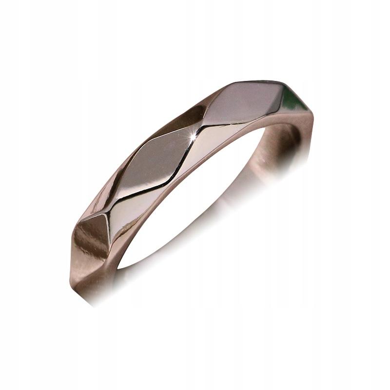 Silver Wedding Ring 316L Steel S.19