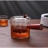 Heat-Resistant Glass Tea Pot with Side Handle Infuser