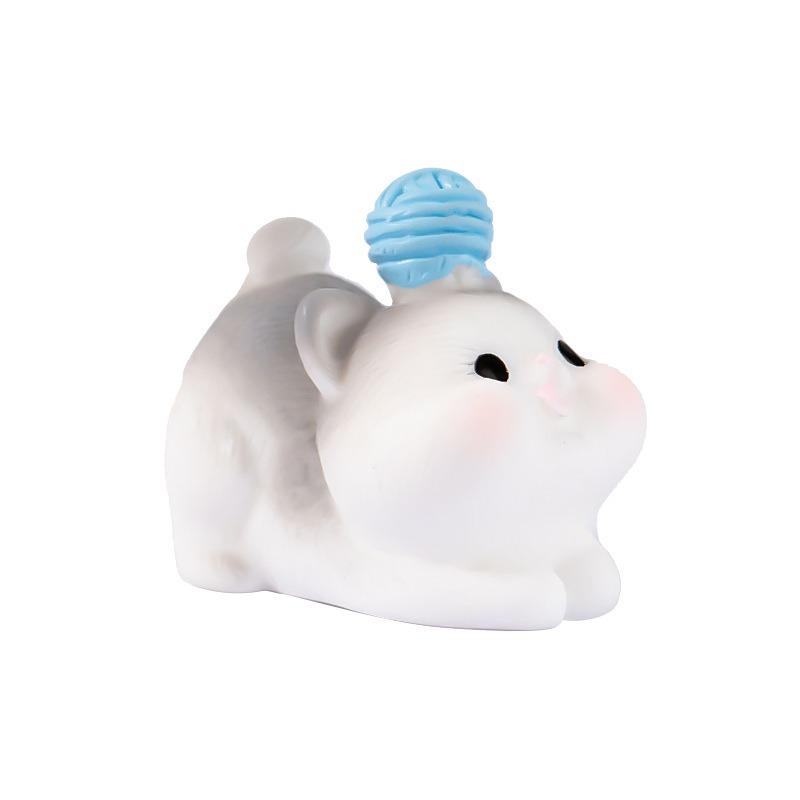 Micro-landscape OrnamentsGarden DecorationsResin Handicrafts Desktop Small Ornaments and Cute Cartoon Little Cats