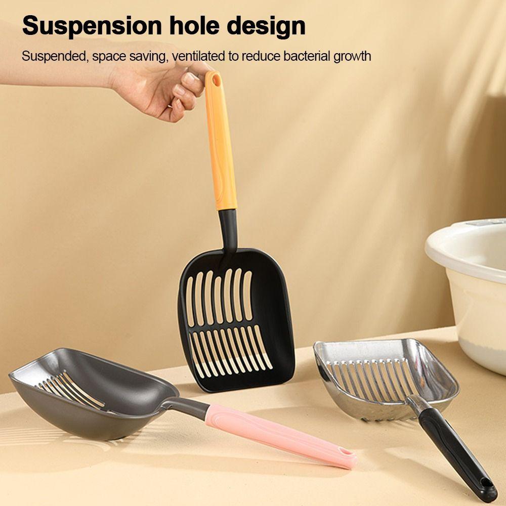 Katzenklo-Schaufel aus Aluminiumlegierung, feines Netz, Katzenkot-Reinigungswerkzeuge, Haustier-Reinigungswerkzeuge