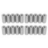 20 Pcs Hex Coupling Nut M6x1 L25mm Stainless Steel Threaded Rod Connectors for Bolts Studs Mechanical Screws