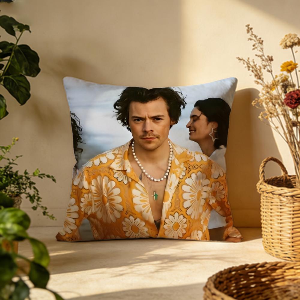 Fashion Hharry Stylesing Cushion Cover Versatile DoubleSided Pillow Case Fit for Sofa Bed Car Daily Decor