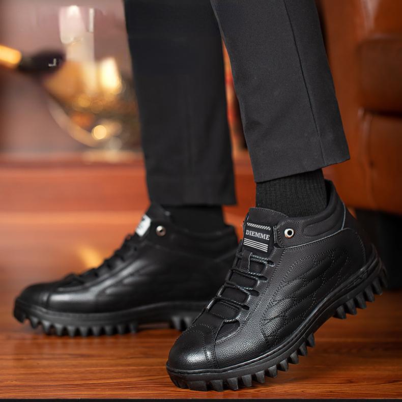 Men's Casual Leather Shoes - British Style Soft Sole main image 0