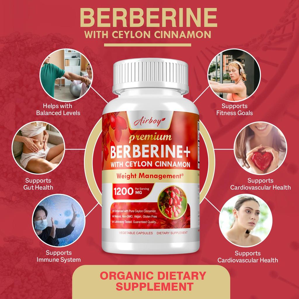 Estratto puro di berberina, altamente assorbibile, potenzia il sistema immunitario, adatto agli adulti.