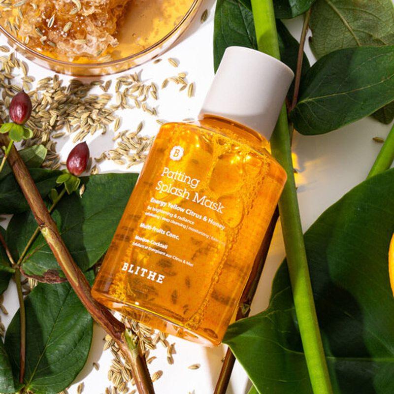 Blythe Skin Tone-Up Moisturizing Washing Pack Mask Pack Yellow 150ml