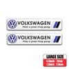 Sda71/2pcs Auto Logo Body Rear Trunk Decoration Stickers Car Side Fender Badge Decals For Volkswagen VW R Touareg GOLF 5 Transporter