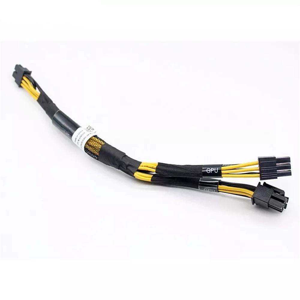 1 Pcs GPU Power Cable Cord 0TR5TP Riser to GPGPU 8pin to 8+6pin For R740 R740xd