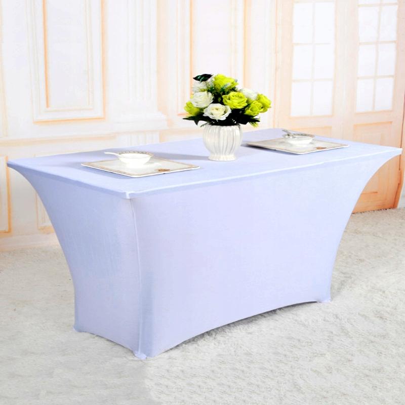 POKROWIEC OBRUS NA STÓŁ CATERINGOWY BANKIETOWY BIAŁY 180x76cm ELASTYCZNY [25C]