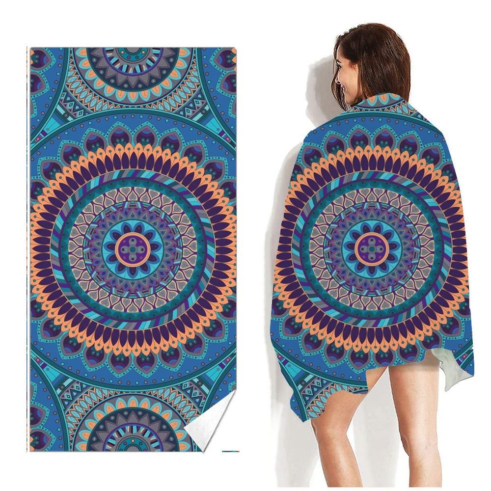 Tropisches Aloha Sommer Strandtuch Polyester Schnelltrocknend Sandfrei Schwimmbad Badehandtuch Für Damen Mädchen Pool Surfen Reise Urlaub