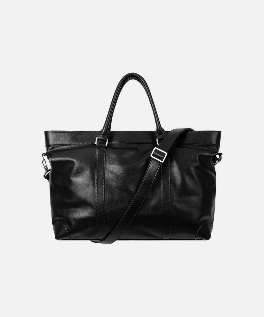 Draw Fit Vans Leder Crossbody Tote Tasche [Schwarz]