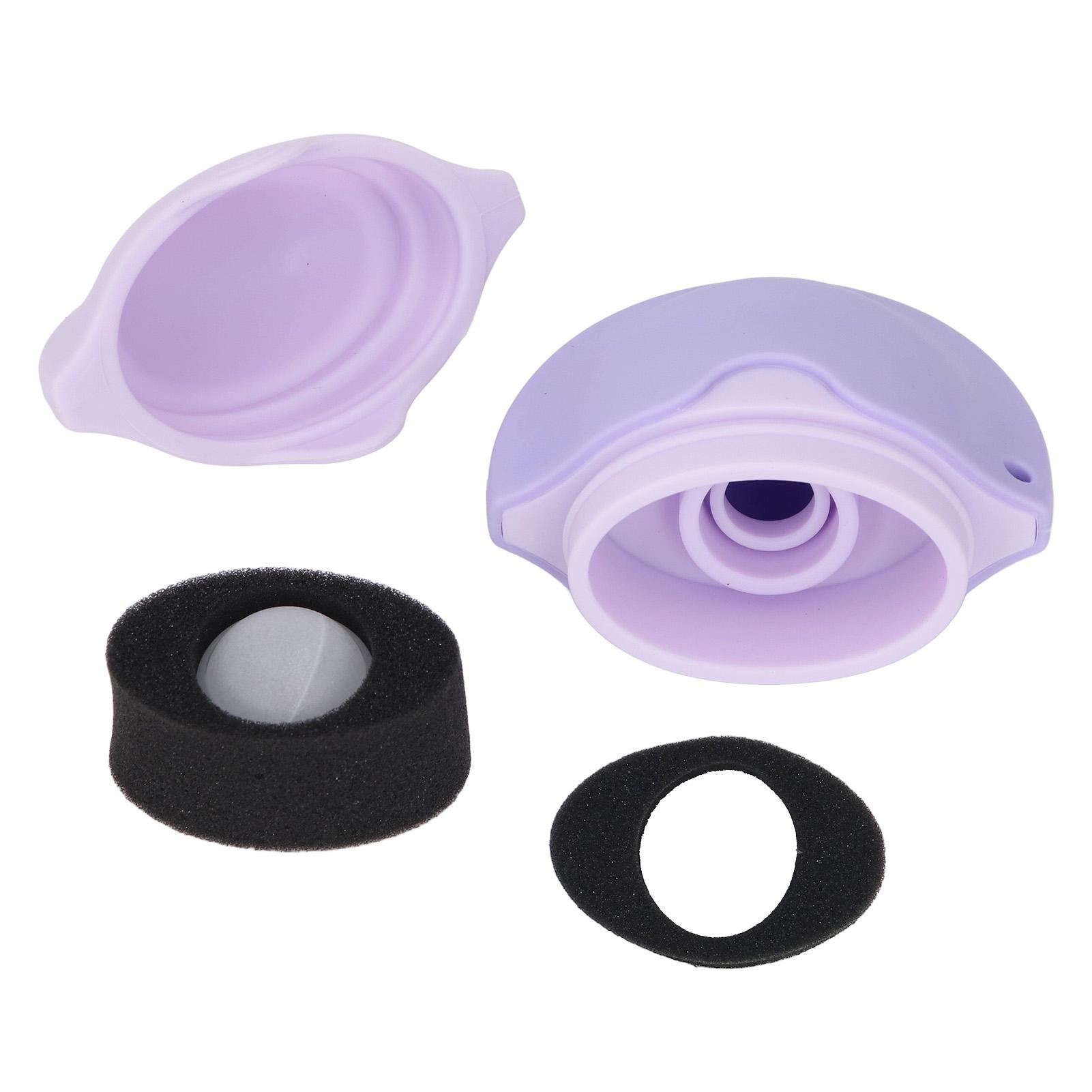 

Sunscreen Applicator for Kids Adults Refillable Roll On Sponge Detachable Sponge Sun Protection фиолетовый