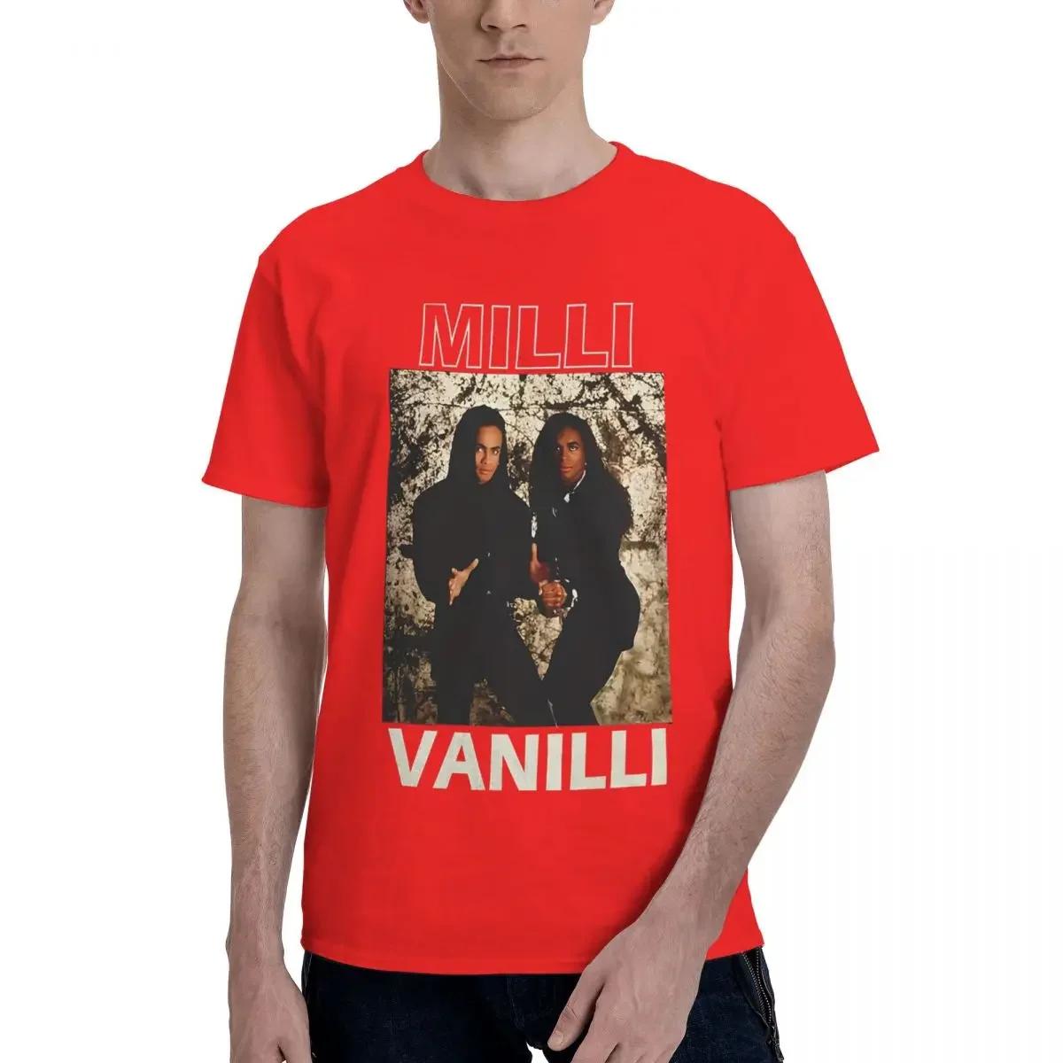 Milli Vanilli Band Member 100 Cotton Casual Breathable Confortable T Shirt Football Shirts 2025 Mens Tops S