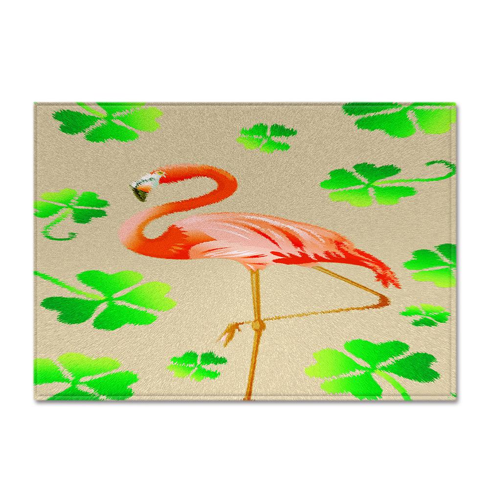 Fresh American Flamingo Printed Carpet Nordic Floor Mat