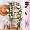 1.8m Hanging Flowers Rattan 10 Colors Fake Plants Leaves  Home Decoration