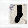 Female Spring and Summer Point Wooden Ear Edge Comfortable Month Son Tube Pile Socks