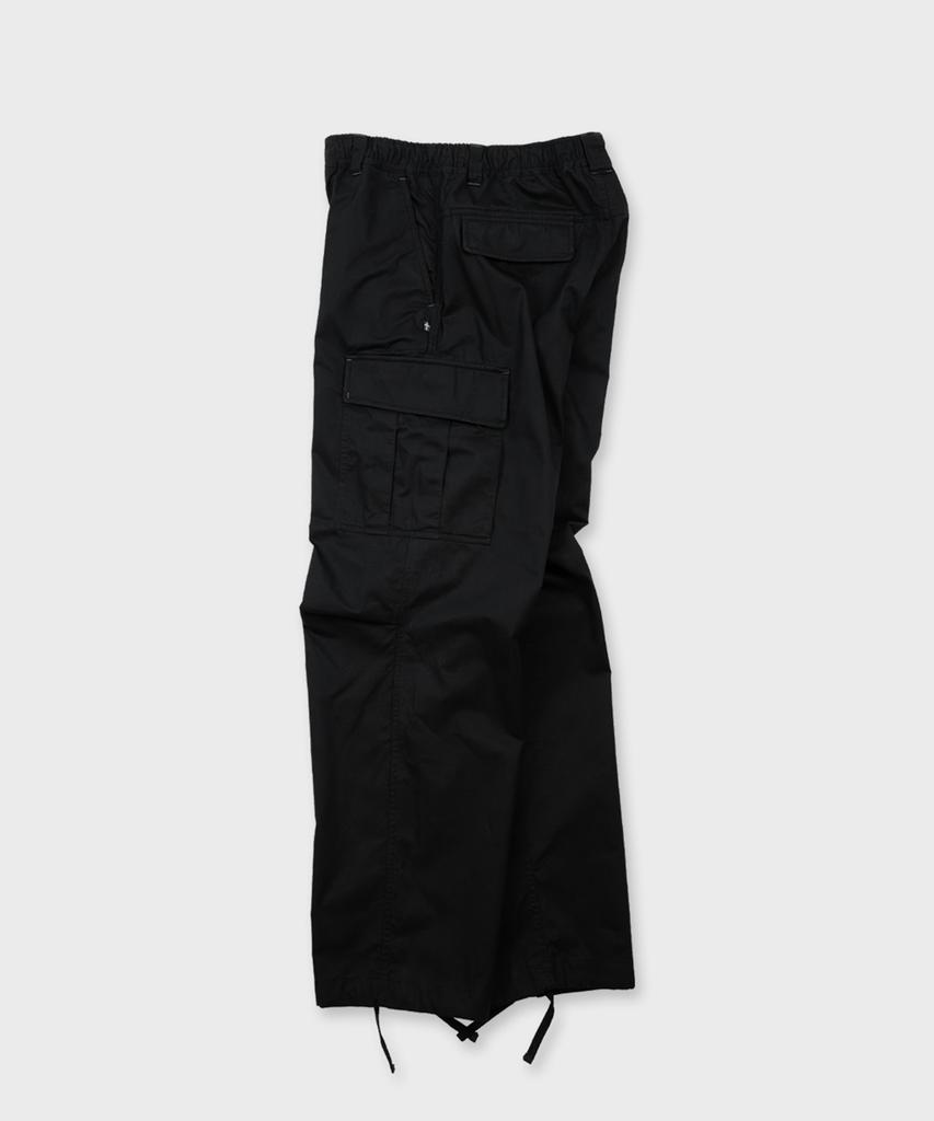 Teuletong Cotton Twill Cargo Pants - Black