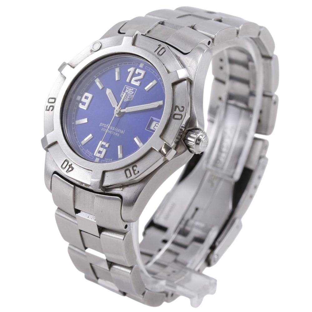 TAG HEUER 2000 Exclusive Watches WN1112 blueDial Stainless Steel Quartz Analog display mens Used