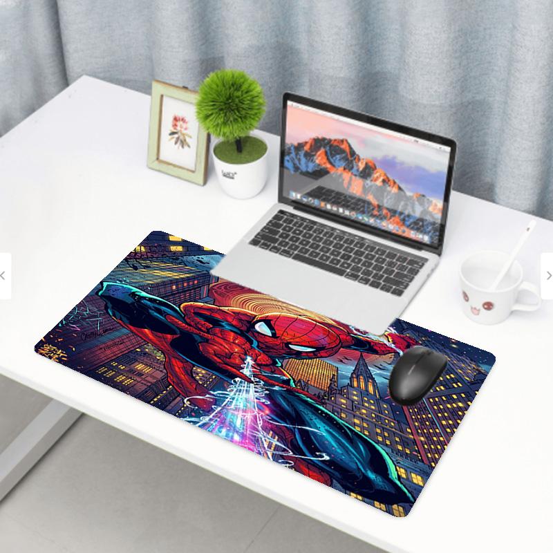 SpiderMan Print Mouse Pad, Anti‑Slip Desktop keyboard Mat, for PC Laptop Gaming Working Daily Use, Cool Festival Birthday Gift