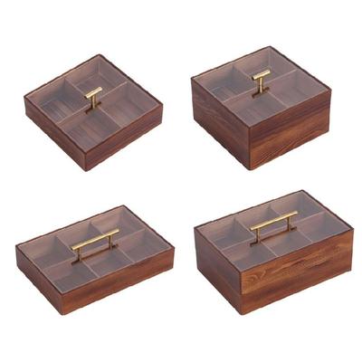 Moisture Proof Candy Box with Cover Elegant Snack Organizer Practical Dry Fruit Holder Kitchen Organization Supplies