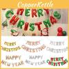 Vibrant Merry Christmas Balloons And Happy New Year Decoration For Holiday Parties