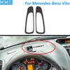 For Mercedes‑Benz Vito W639 2006-2014 Carbon Fiber Central Instrument Air Vent Outlet Panel Cover Trim Car Accessories Sticker