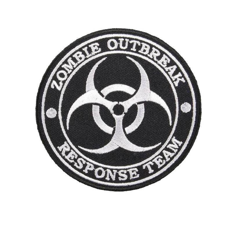 Zombie Outbreak Response Team Embroidered Velcro Patch