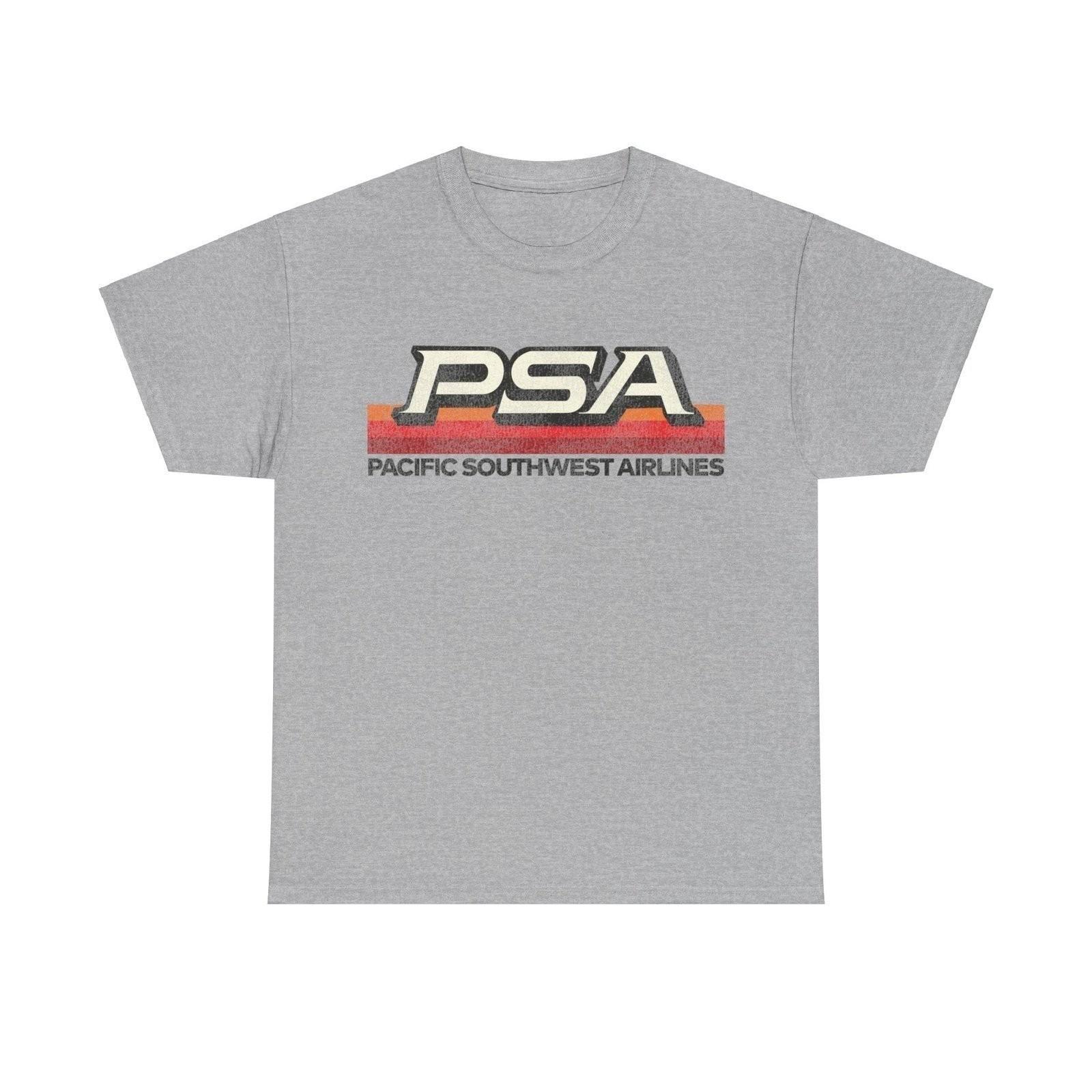 PSA Pacific Southwest Airlines Retro Nostalgic T-shirt L