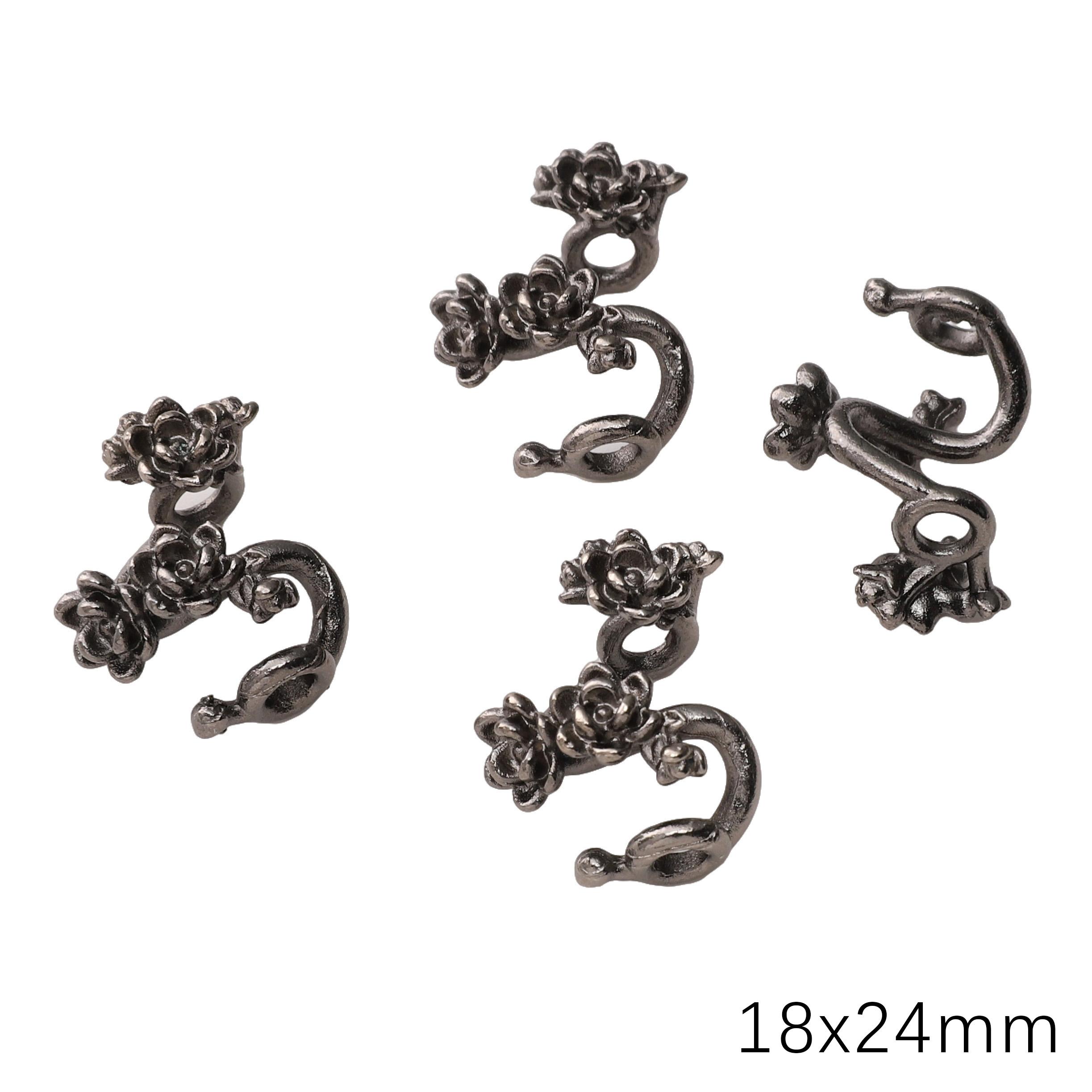 

5-20 шт. Сплав Стопорные бусины Аксессуары Серия Для DIY Ожерелье Браслет Изготовление Ювелирных Изделий 18x24mm 3pcs