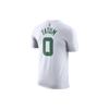 Nike NBA Boston Celtics Jayson Tatum T-shirt White/Green Men Streetwear DR6364-102