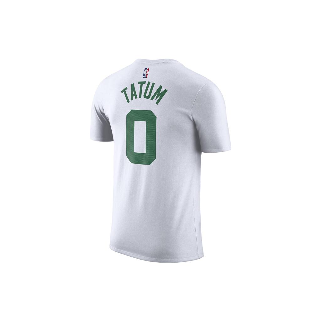 Nike NBA Boston Celtics Jayson Tatum T-shirt White/Green Men Streetwear DR6364-102
