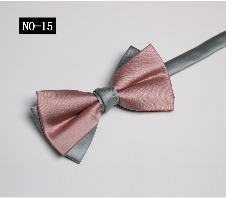 

Однотонный галстук-бабочка мужской, двухцветный, полиэстер, черный, бордовый, для костюма, для банкета, для лучшего друга жениха