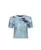 ADSB ANDERSSON BELL (Essential) Daniel Denim Print T-Shirt Atb1133W(Denim Blue)