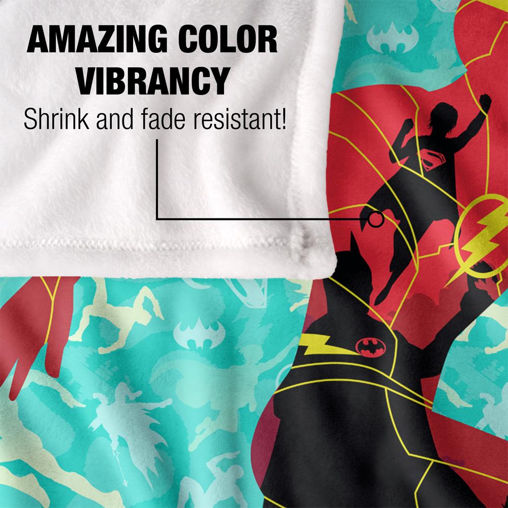 The Flash Silhouette Blanket
