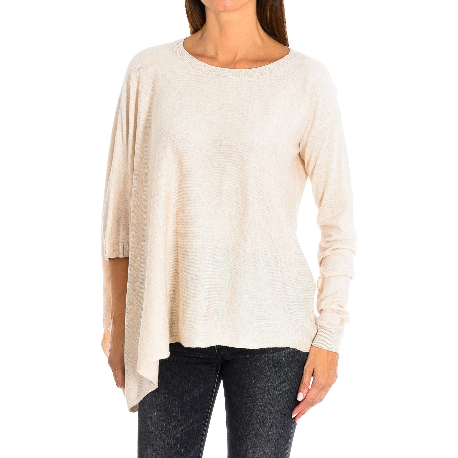 

Jersey asimétrico manga murciélago y cuello redondo 8855 mujer