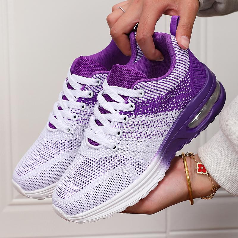 Womens Casual Shoes Breathable Mesh Sneakers  New Design Air Cushion Running Shoes for Women Lightweight Sports Shoes Female